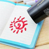 6Pcs Magic Popcorn Pens Puffy 3D Art Safe Pen for Greeting Birthday Cards Kids Bubble Pen Diy Handmade Cotton Pen Kids Gifts