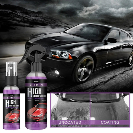 3 in 1 Car Ceramic Coating Spray 30Ml/100Ml Auto Nano Ceramic Coating Polishing Spraying Wax Car Paint Scratch Repair Remover