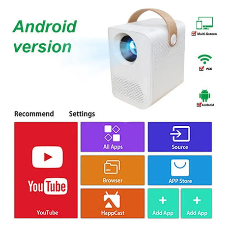 Projector 1080P Full Hd Android Wifi Mini Projector for Home ET30 Theater 4K Viedo Beamer Portable Led for Smartphone PR45201