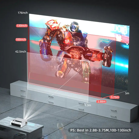YG430 1920 X 1080P Mini Projector YG431 5G Wifi LED Portable Proyector for 2K 4K Home Theater Smart Movie Video 3D Beamer