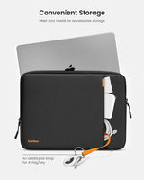 360° Protective Laptop Sleeve for 16-Inch New Macbook Pro M3/M2/M1 Pro/Max A2991 A2780 A2485 A2141 2023-2019, Shockproof, Water-Resistant Ultrabook Macbook Bag Case with Accessory Pocket, Black
