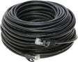 100Ft Black Cat5E Ethernet Network Patch Cable Internet Wire for Modem, Router, Pc, TV, Consoles