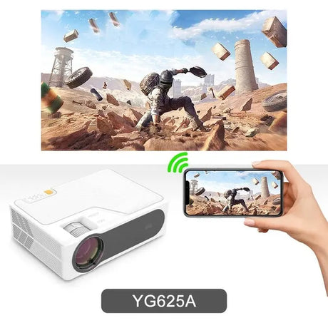 YG625 Projector LED LCD Native 1080P 7000 Lumens Support Bluetooth Full HD USB Video 4K Beamer for Home Cinema Theater