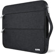 13 13.6 Inch Laptop Sleeve Case Compatible with Macbook Air/Macbook Pro 13 M2/M1,13.5 Surface Laptop 5/4, Surface Pro X / 9/8, Ipad Pro 12.9, Waterproof Computer Bag Cover with Handle, Black