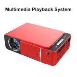 WZATCO T6 Android 9.0 WIFI Support HD Video Portable LED Projector Home Theater Mobile Beamer for Smartphone Proyector