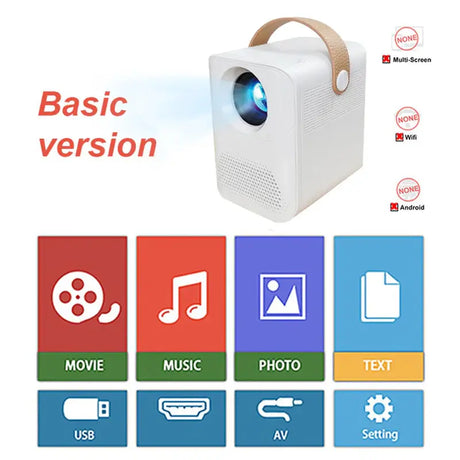 Projector 1080P Full Hd Android Wifi Mini Projector for Home ET30 Theater 4K Viedo Beamer Portable Led for Smartphone PR45201