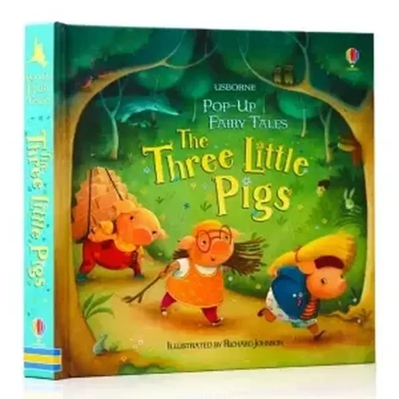 Usborne Pop up 3D Flap Picture English Books for Kids Fairy Tales Reading Book in English Montessori Learning Toys Children Gift