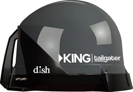 VQ4500 Tailgater Portable/Roof Mountable Satellite TV Antenna (For Use with DISH) , Gray , Western Arc Satellites