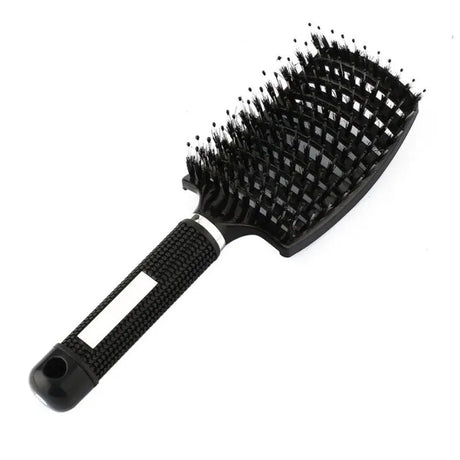 Women Hair Scalp Massage Comb Bristle Nylon Hairbrush Wet Curly Detangle Hair Brush for Salon Barber Hairdressing Styling Tools