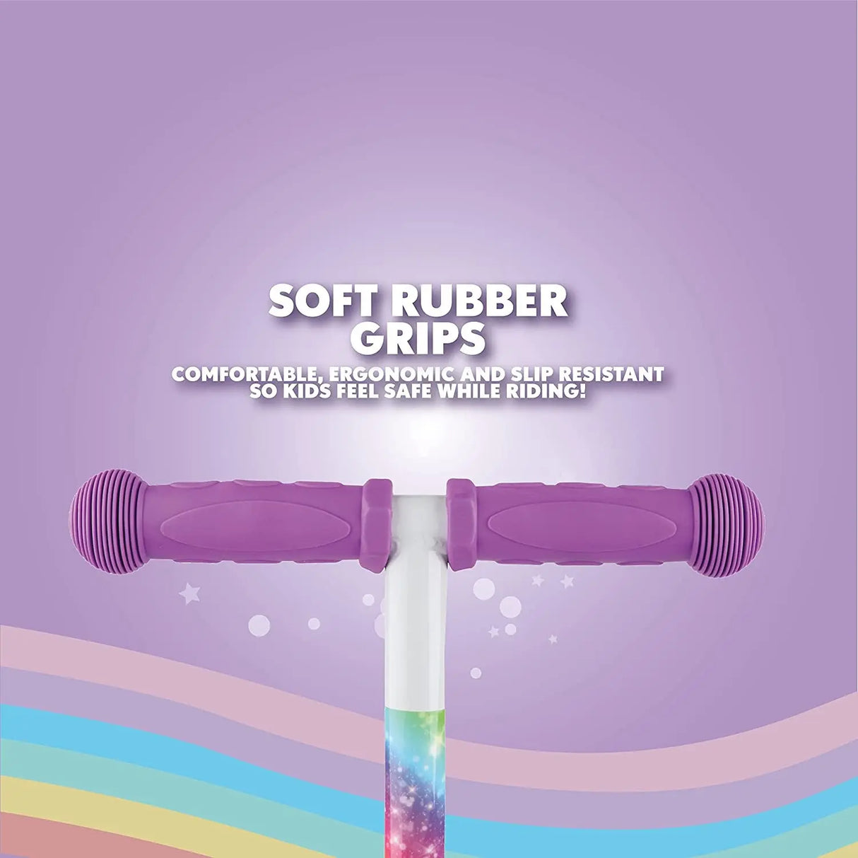 Scooter for Kids Ages 3-5 - Extra Wide Deck & Foot Activated Brake, 3 Wheel Self Balancing Kids Toys for Boys & Girls
