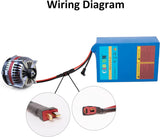 36V Battery, (2-5 Days Delivery from California) 10AH/ 14AH/ 16AH/ 20AH Lithium Battery Pack Li Ion Battery for 200-1000W Motor Electric Bike Bicycle Scooter