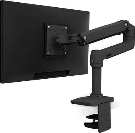 – LX Premium Monitor Arm, Single Monitor Desk Mount – Fits Flat Curved Ultrawide Computer Monitors up to 34 Inches, 7 to 25 Lbs, VESA 75X75Mm or 100X100Mm – Matte Black