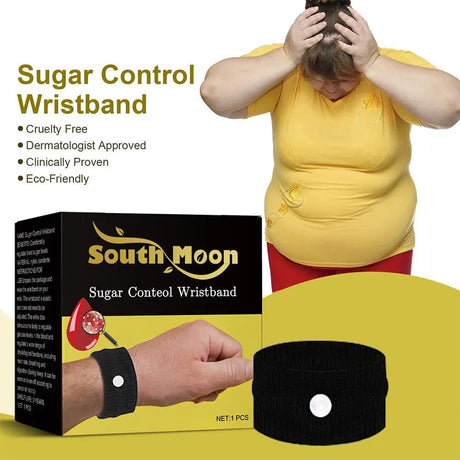 1Pc Sugar Control Wristband Blood Glucose Management Body Care Wrist Strap Regulate Blood Sugar Levels Safe Health Care Tools