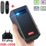 Android Smart Projector WIFI 5G LED DLP 1080P HD 4K Bluetooth 3D Projector on the Same Screen for Mobile and Tablet