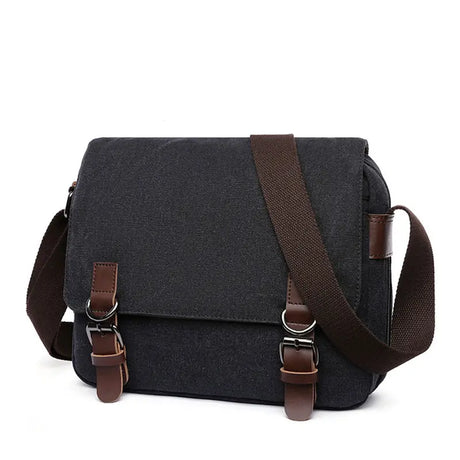 Man Sling Bag Men Canvas Messenger Bag Vintage Brand Business Casual Travel Shoulder Bag Laptop Crossbody Bags for Man