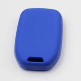 2Pcs 6 Buttons Smart Key Fob Cover Case Remote Protector Skin Keyless Jacket Holder Compatible with Chevrolet Suburban Tahoe 2015 2016 2017 2018 2019 2020 GMC Yukon 13508280 Black Blue