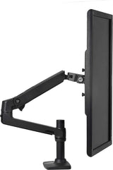 – LX Premium Monitor Arm, Single Monitor Desk Mount – Fits Flat Curved Ultrawide Computer Monitors up to 34 Inches, 7 to 25 Lbs, VESA 75X75Mm or 100X100Mm – Matte Black