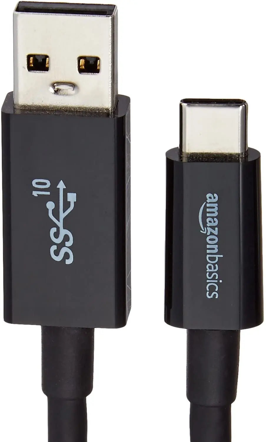 USB-C to USB-A 3.1 Gen 2 Adapter Charger Cable, Fast Charger, 10Gbps High-Speed, USB-IF Certified, for Apple Iphone 15, Ipad, Samsung Galaxy, Tablets, Laptops, 3 Foot, Black