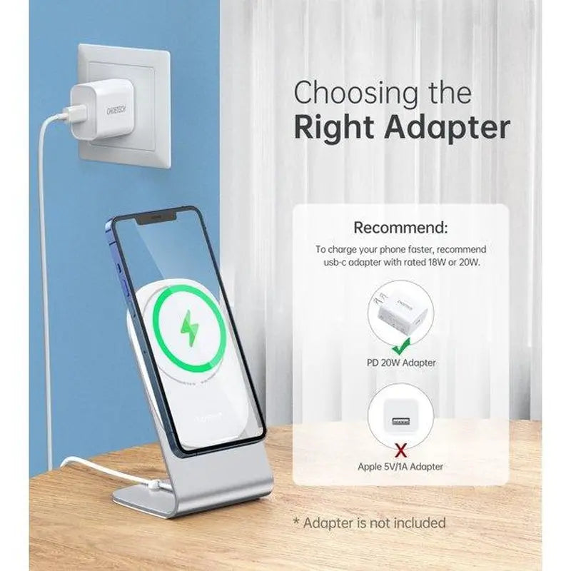 CHOETECH Magleap Magnetic Wireless Charger & Stand
