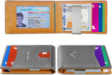 Slim Wallet Money Clip, Mens Front Pocket Wallet for Men 8 Cards 3"X4.25",Rfid Blocking,Gift Boxed