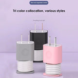 1/4Pc Silicone Charger Protector Universal Travel Cord Organizer Charging Cable Management Cord Winder for Iphone 20/18W Charger