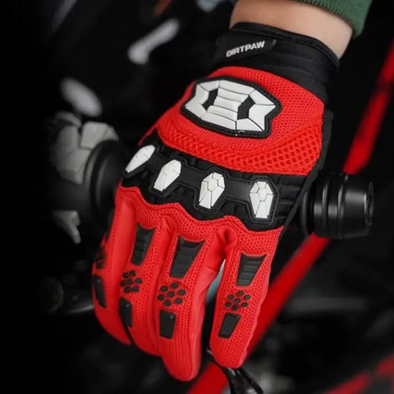 Dirtpaw Unisex BMX MX ATV MTB Racing Mountain Bike Bicycle Cycling Off-Road/Dirt Bike Gloves Road Racing Motorcycle Motocross Sports Gloves Touch Recognition Full Finger Glove