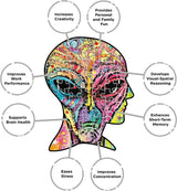 - Dean Russo Alien 500 Piece Jigsaw Puzzle
