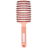 Women Hair Scalp Massage Comb Bristle Nylon Hairbrush Wet Curly Detangle Hair Brush for Salon Barber Hairdressing Styling Tools