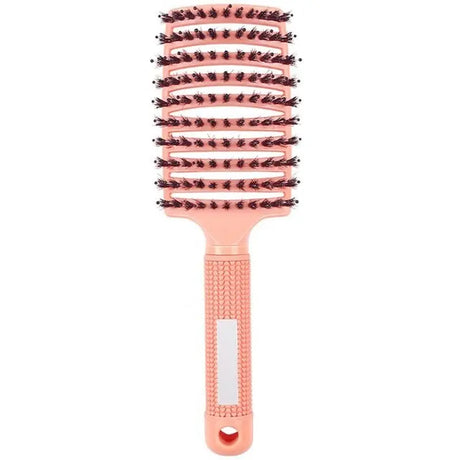 Women Hair Scalp Massage Comb Bristle Nylon Hairbrush Wet Curly Detangle Hair Brush for Salon Barber Hairdressing Styling Tools