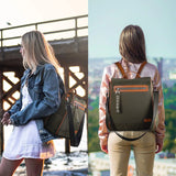 Women Travel Backpack, Waterproof Nylon Shoulder Bag Anti-Theft Backpack Purse Small Casual Daypacks (Armygreen)