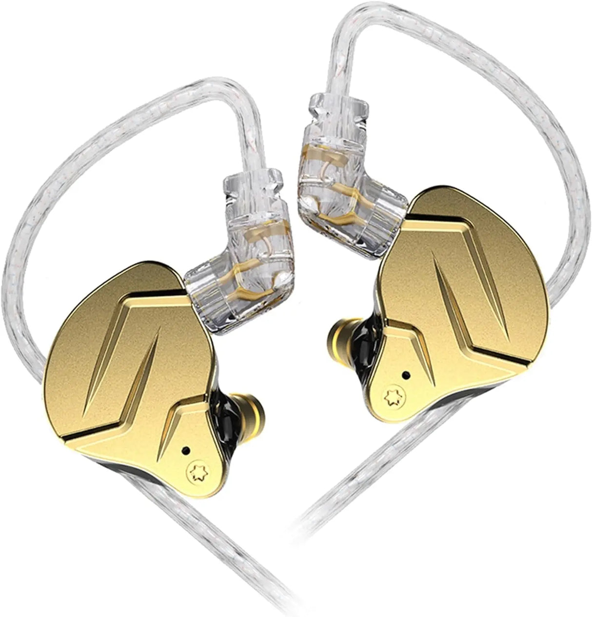 KZ ZSN Pro X IEM in Ear Monitors, Hifi KZ Wired Earbuds Headphones with Hybrid Dual Driver 1Ba 1Dd High Fidelity Musicians In-Ear Earphones Detachable Tangle-Free Cable for Gaming (Without Mic)