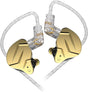 KZ ZSN Pro X IEM in Ear Monitors, Hifi KZ Wired Earbuds Headphones with Hybrid Dual Driver 1Ba 1Dd High Fidelity Musicians In-Ear Earphones Detachable Tangle-Free Cable for Gaming (Without Mic)