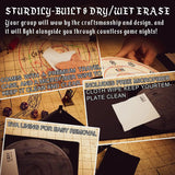 Upgraded Spell AOE Damage Template Extra Large to 30' Cube & 30' Cone, Acrylic D&D Area Effect Marker with Gift Box - Perfect Tabletop RPG Gaming Accessories, Tools for Dungeons and Dragons, Ttrpgs