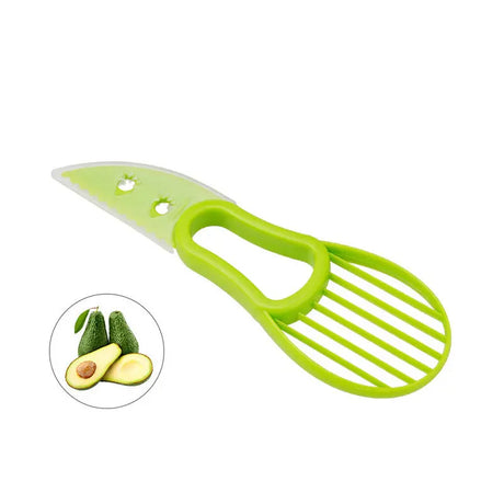3 in 1 Avocado Slicer PP Avocado Slicer and Pitter Avocado Peeler Cutter Skinner and Corer Fruit Tools KC0128