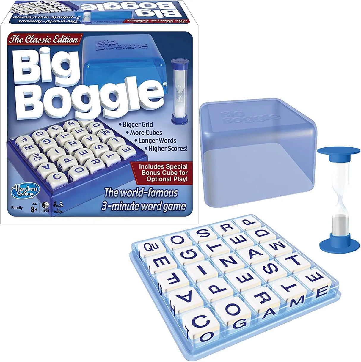 BIG BOGGLE, the CLASSIC EDITION, for Ages 8 and Up