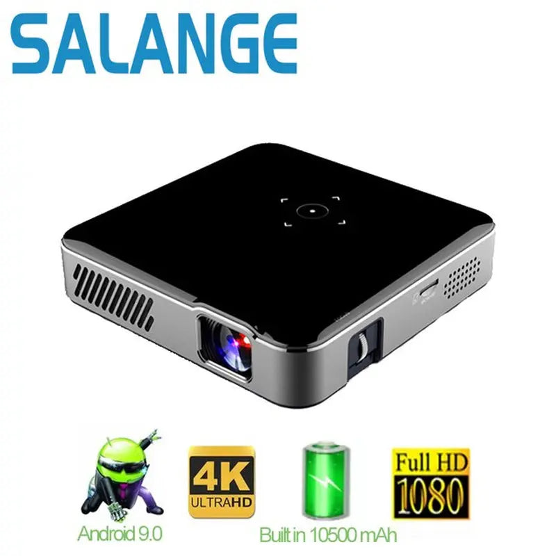 S350 Mini DLP Projector Smart TV Android 9.0 Wifi Pico Protable 1080P Outdoor 4K Cinema for Smartphone Miracast Airplay