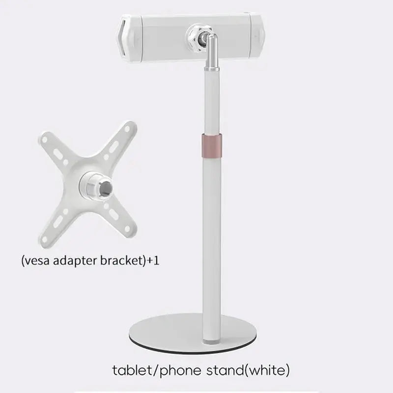 Portable Monitor Stand Height Adjustable Vesa Monitor Tablet Stand Free Standing Low Profile Desk Mount Monitor Support
