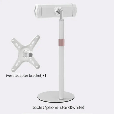 Portable Monitor Stand Height Adjustable Vesa Monitor Tablet Stand Free Standing Low Profile Desk Mount Monitor Support
