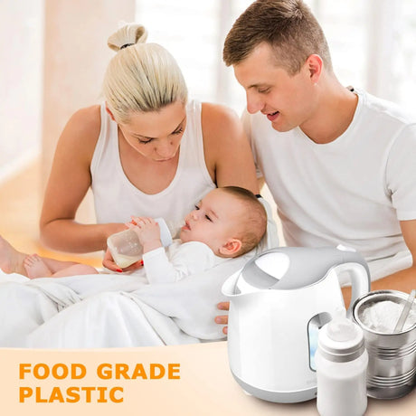 Small Electric Kettle, 1L Portable Electric Tea Kettle 1100W with Automatic Shut-Off and Boil Dry Protection, Travel Hot Water Boiler Cordless for Making Coffee and Tea, Bpa-Free, Grey