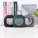 Protective Silicone Stand up Carrying Case for JBL Clip 3 Waterproof Portable Bluetooth Speaker(Blue)