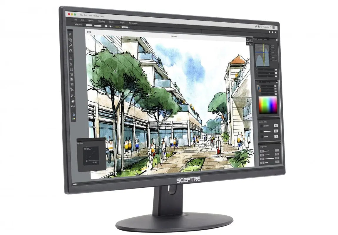 20" Ultra Thin 1600X900 HDMI VGA 75Hz 5Ms Frameless LED Monitor - E205W-16003R
