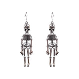 Vintage Punk Skeleton Skull Dangle Earrings for Women Goth Halloween Jewelry Party Gifts Aretes De Mujer Modernos 2022 Wholesale