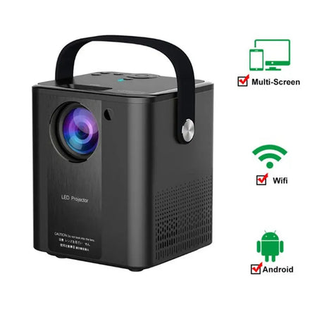 Android 9.0 Projector Full HD 1080P LED WIFI Video Projector Smart TV Box Home Theater Projector Cinema Mirror Movie Beamer