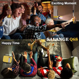 Q6S Video Projector for Movie Home Cinema Full HD 1080P Supported Airplay Movie Beamer Wifi Android 10 TV BOX Optional