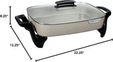 , 16", Grey Ceramic 06856" Electric Skillet