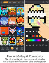 Ditoo Retro Pixel Art Game Bluetooth Speaker with 16X16 LED App Controlled Front Screen (Pink)