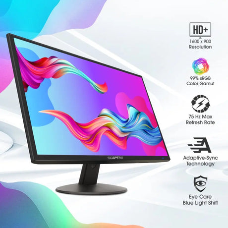 20" 1600X900 HDMI VGA 75Hz 5Ms LED Monitor (E205W-1600 Black)
