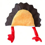 1Pcs Funny Carnival Chicken Leg Hat Christmas Thanksgiving Decoration Turkey Hat Adult Carnival Hat Party Festive Cap