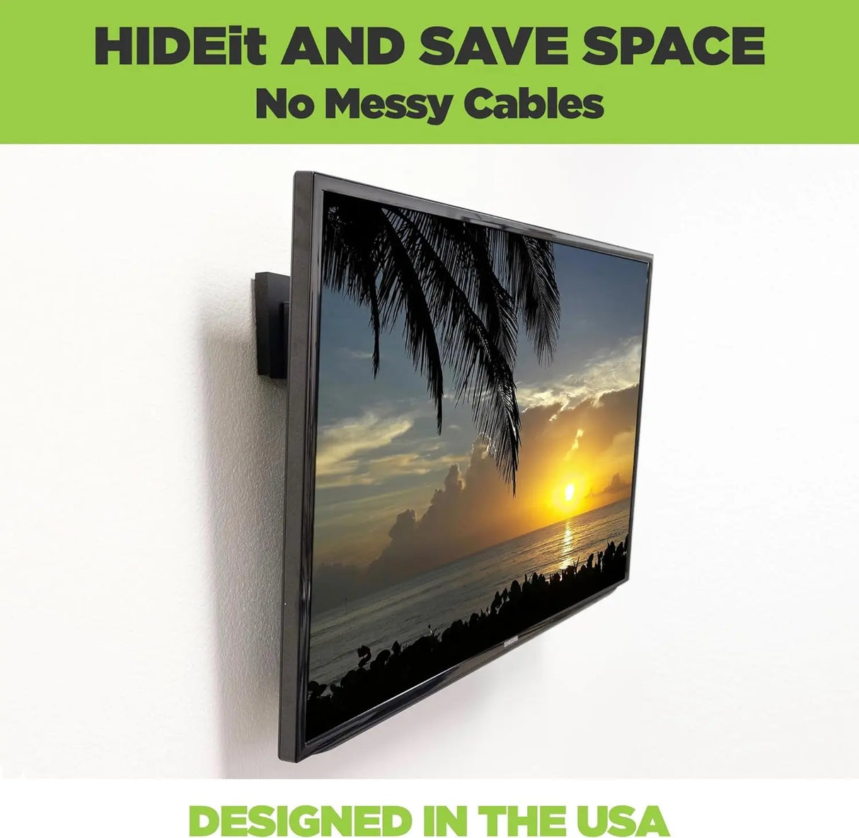 Uni-Xs Mount - Patented in 2018, Made from Steel Adjustable Extra Small Device, Hide Your Cable TV Box, Modems, Satellite Receivers, Streaming Media Devices and More