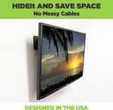 Uni-Xs Mount - Patented in 2018, Made from Steel Adjustable Extra Small Device, Hide Your Cable TV Box, Modems, Satellite Receivers, Streaming Media Devices and More